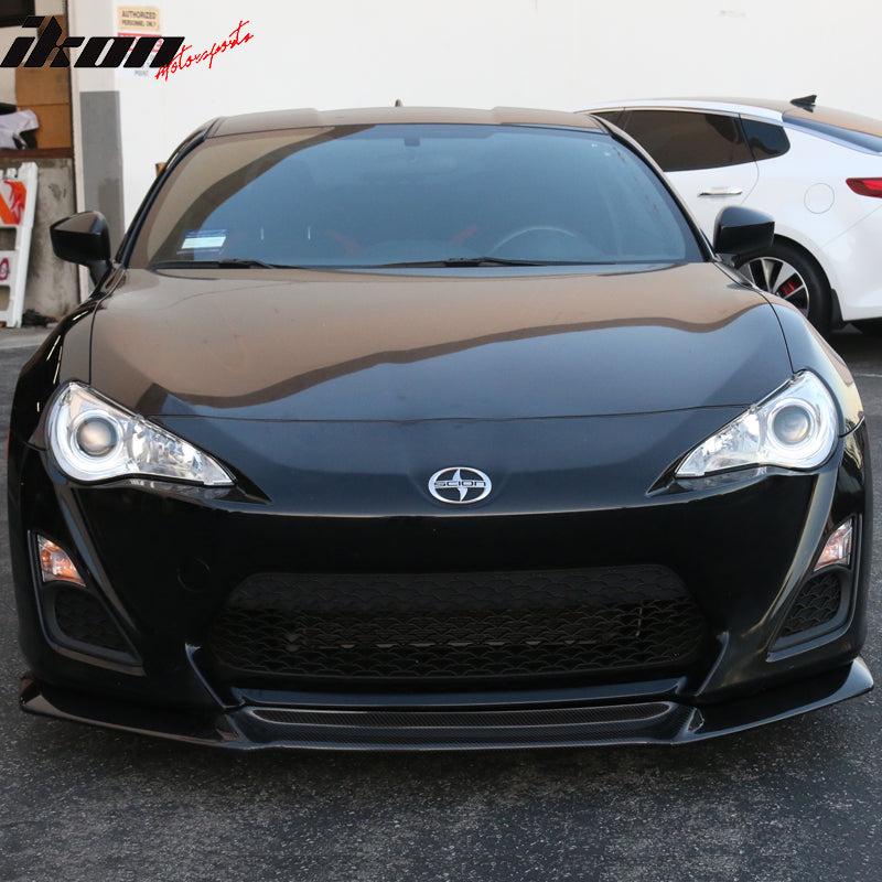 2013-2016 Scion FRS GT86 CS Style Front Bumper Lip Carbon Fiber