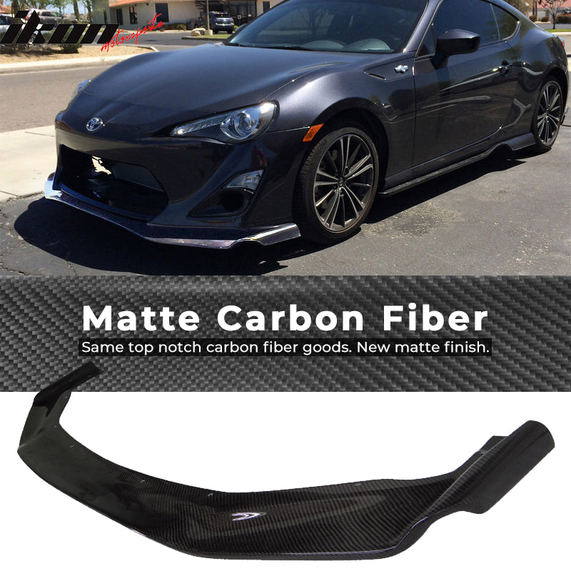 2013-2016 Scion FRS GT86 G Style Front Bumper Lip Carbon Fiber