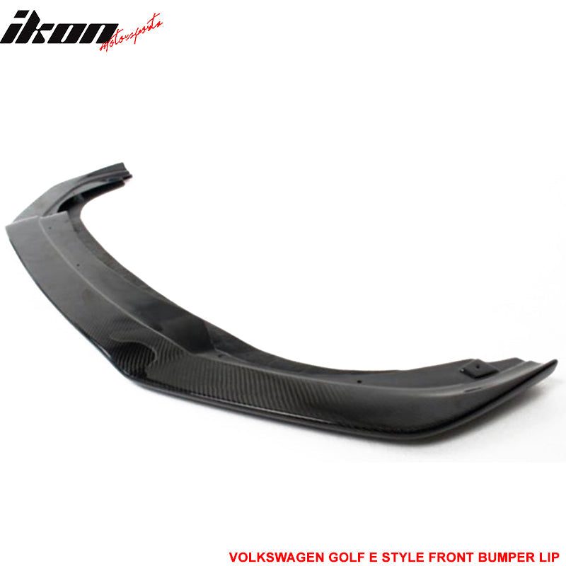 2010-2014 Volkswagen Golf 6 R20 DP Style Front  Lip Carbon Fiber