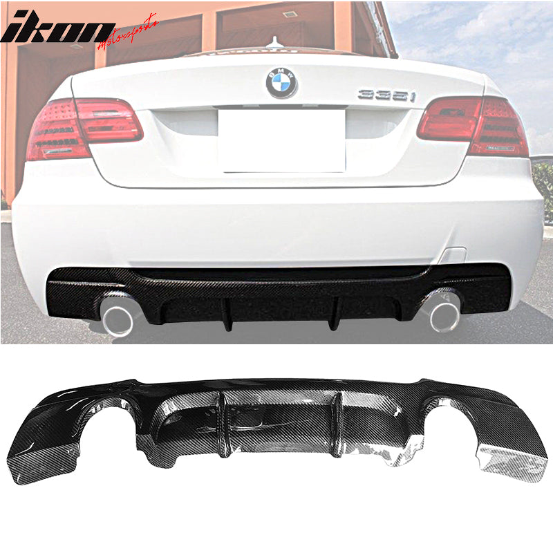 2007-2013 BMW E92 E93 M Sport P Rear Bumper Diffuser Carbon Fiber