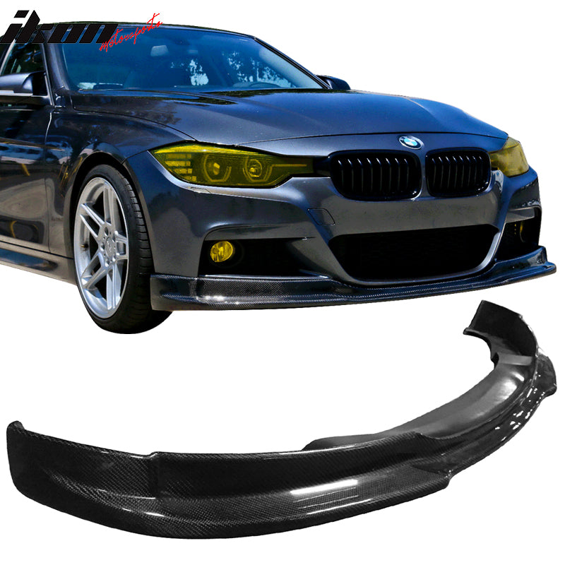 2012-2018 BMW F30 F31 M-Tech M Sport DP III Front Bumper Lip Carbon Fi
