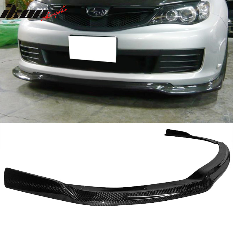 2008-2010 Subaru Impreza WRX STI VR Style Front Lip Carbon Fiber