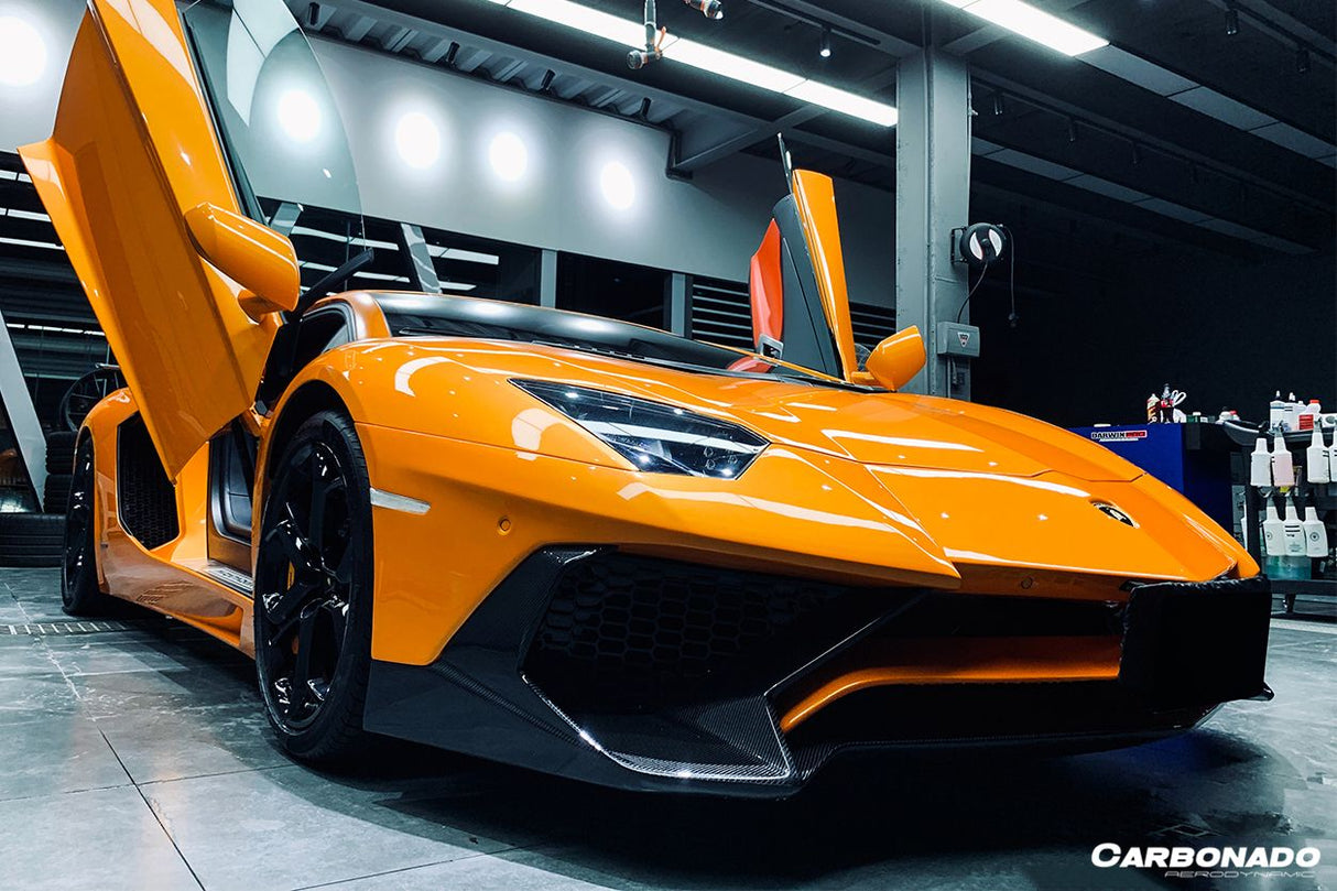 2011-2016 Lamborghini Aventador LP700 LP740 Coupe Roadster SV Style Front Bumper
