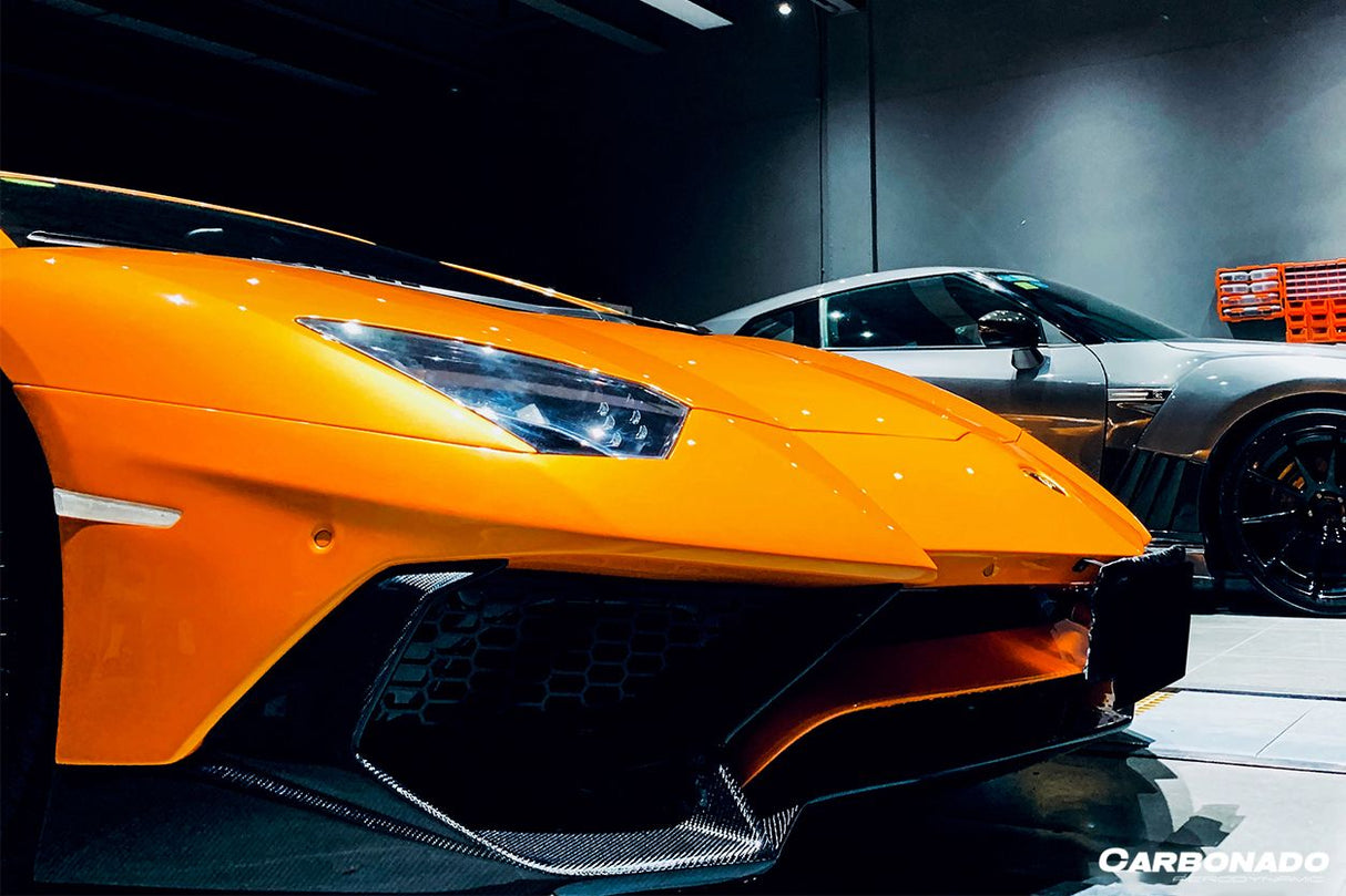 2011-2016 Lamborghini Aventador LP700 LP740 Coupe Roadster SV Style Front Bumper