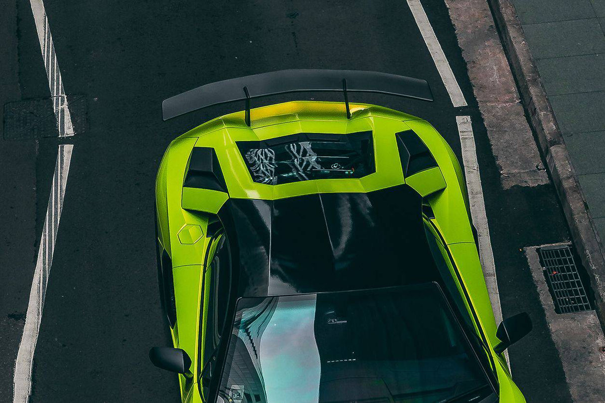 2011-2022 Lamborghini Aventador LP700 LP750 LP740 LP720 LP780 Coupe Roadster SV Style Trunk Wing