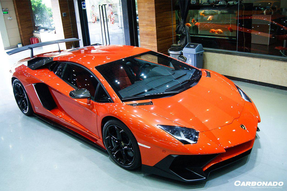 2011-2022 Lamborghini Aventador LP700 LP750 LP740 LP720 LP780 Coupe Roadster SV Style Trunk Wing