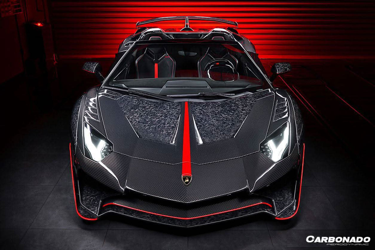 2011-2022 Lamborghini Aventador Dry Carbon Fiber Mirror Cover Replacement Carbonado (OEM)| LP700, LP720, LP740, LP750, ,SVJ