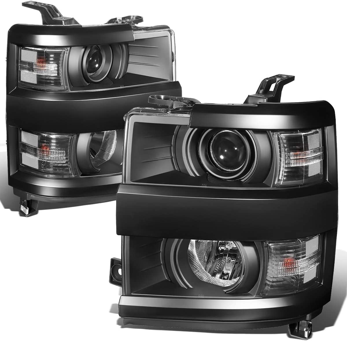 DNA Motoring HL-OH-034-CH-AM Headlight Assembly (Driver and Passenger Side)