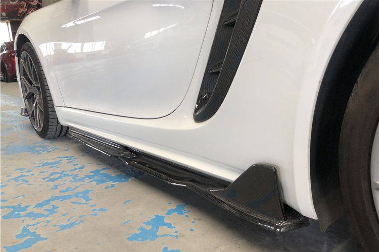 2017-2025 Porsche 718 Cayman Boxster AM Style Carbon Fiber Side Skirts
