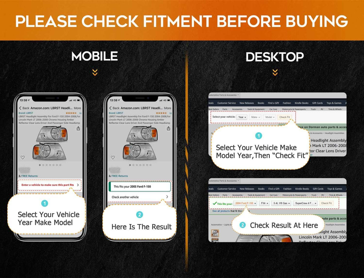 Lbrst Headlights Assembly For 19992006 Gmc Sierra 1500 20072007 Classic Black Housing Reflector Clear Lens Driver Passenger Side