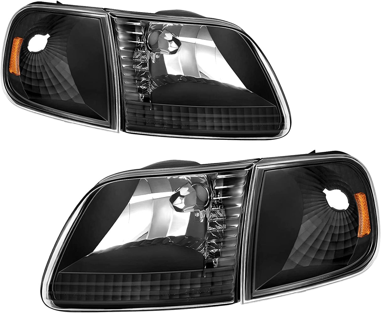 Headlight Assembly Replacement Fits 9703 Ford F1509702 Expedition Pickup