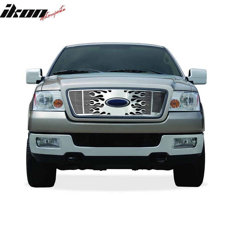 2004-2008 Ford F-150 Bladelady HoneyComb Style Silver Front Grile