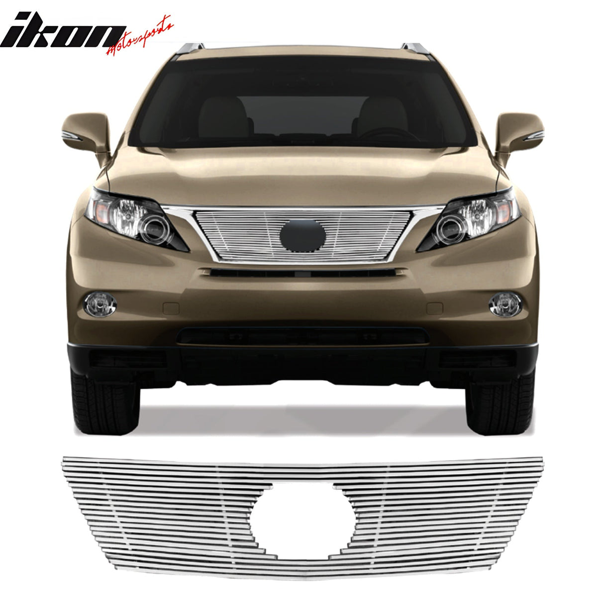 2010-2012 Lexus RX450H Hybrid Billet Chrome Grille Stainless Steel