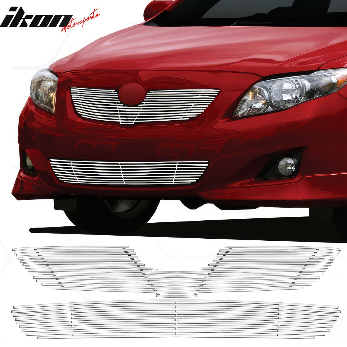 2009-2010 Toyota Corolla Billet Chrome Front Grille Stainless Steel