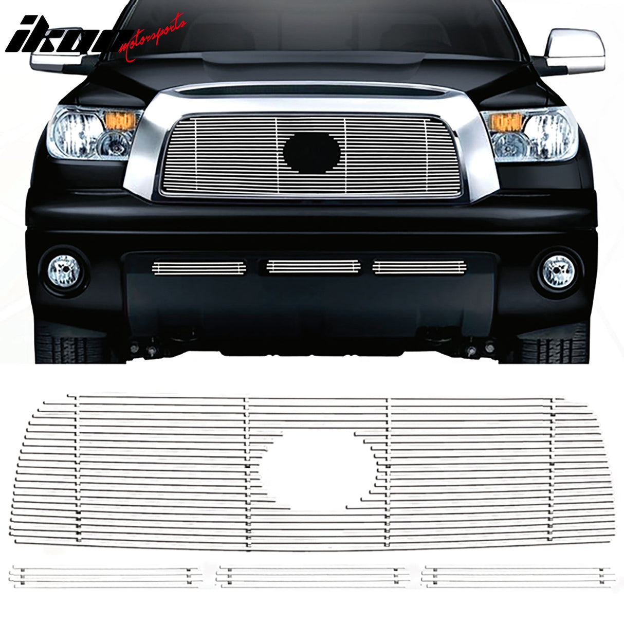 2007-2009 Toyota Tundra Billet Lower Grille Insert Stainless Steel