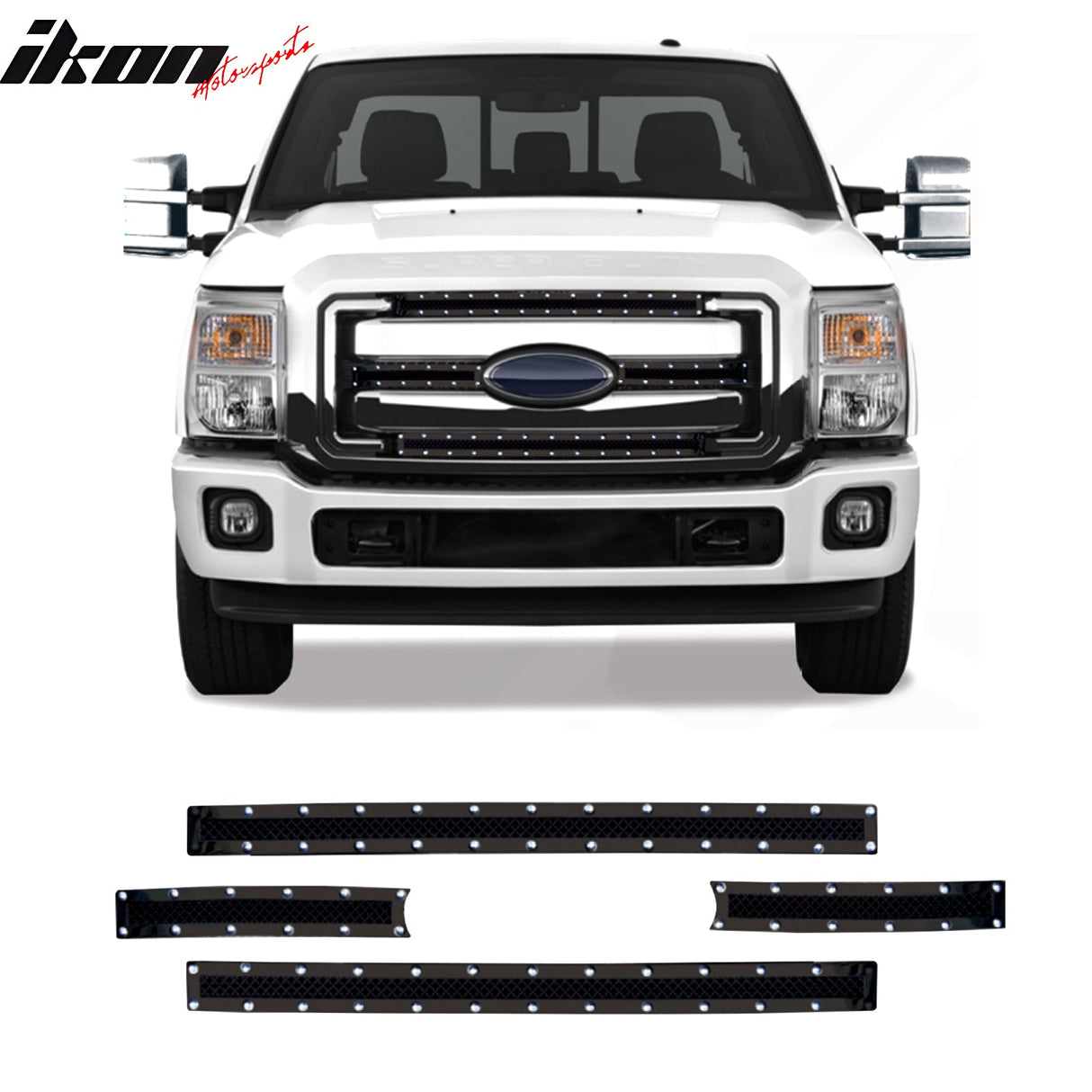 2005-2007 Jeep Grand Cherokee Stainless Steel Mesh Upper Grille Insert