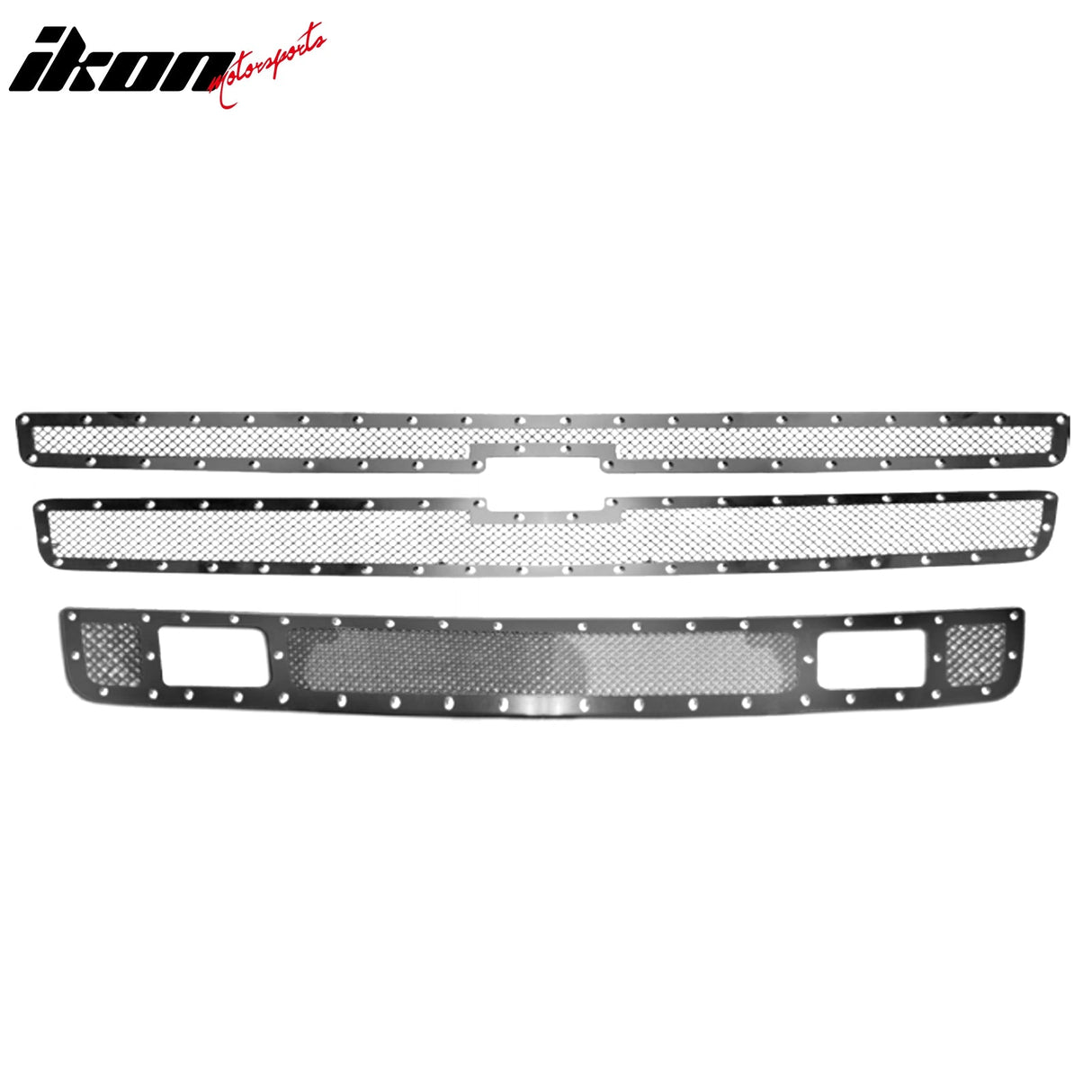 2007-2013 Chevy Silverado 1500 Mesh Style Bumper Lower Grille Insert
