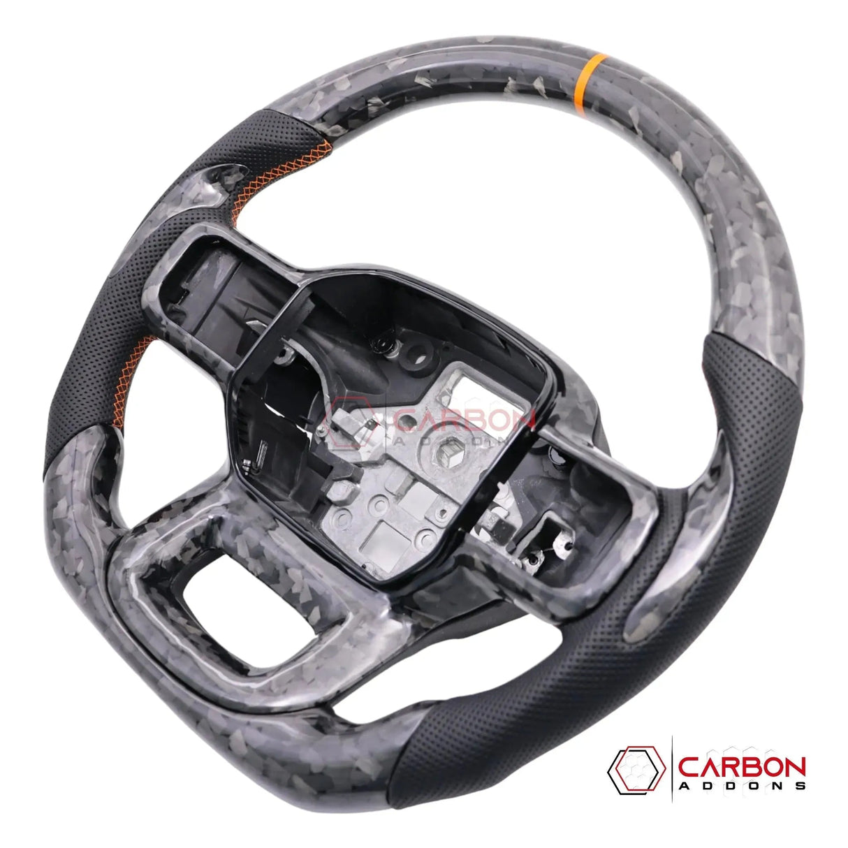 F150 2021-2024 Custom Heated Carbon Fiber Steering Wheel