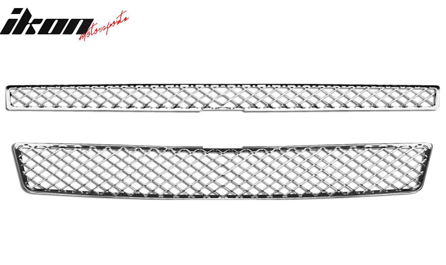 2007-2013 Chevy Tahoe Chrome Front Bumper Hood Upper Insert Grille ABS