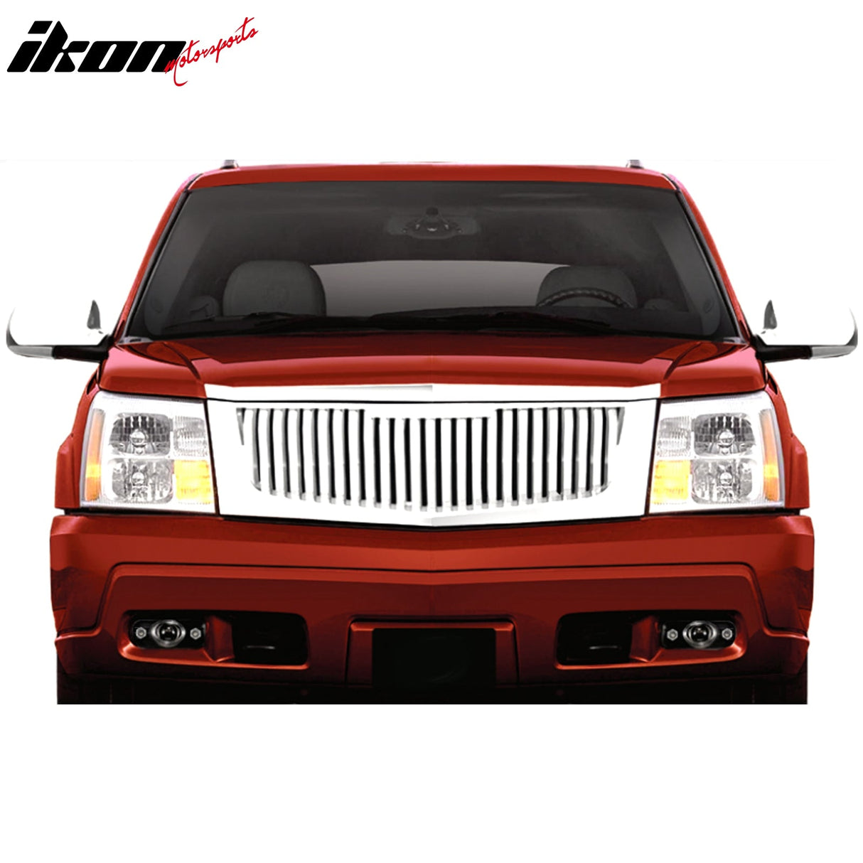 2002-2006 Cadillac Escalade Vertical Style Bumper Grille Chrome ABS