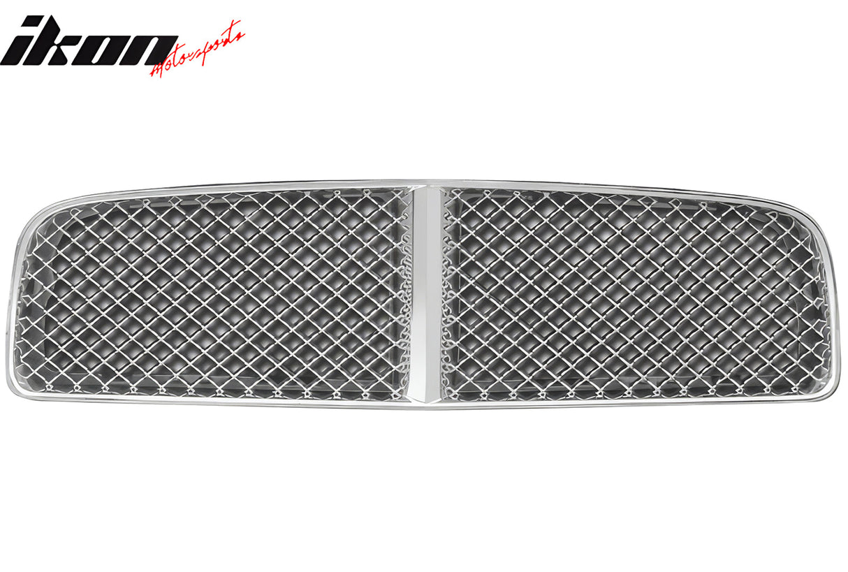 2006-2010 Dodge Charger Chrome Front Hood Grille ABS Bently Mesh Style