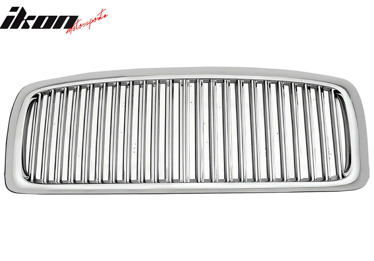2002-2005 Dodge Ram 1500/2500/3500 Vertical Style Upper Grille Chrome