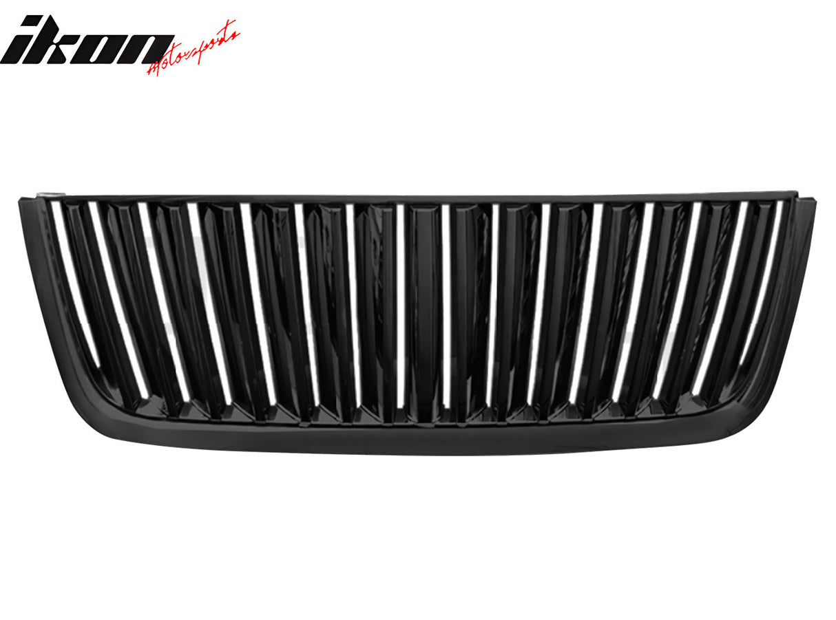 2003-2006 Ford Expedition Vertical Style Front Bumper Grille Black ABS