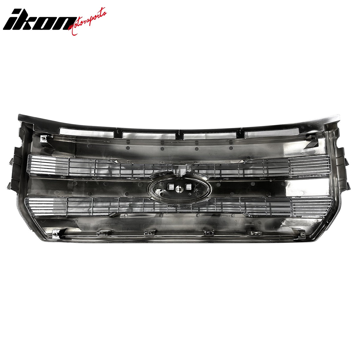 2015-2017 Ford F-150 Lariat / King Ranch Matte Chrome Front Grille ABS