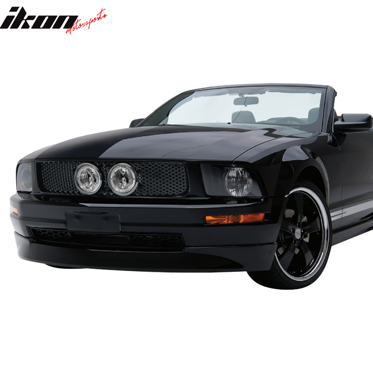 2005-2009 Ford Mustang GT Eleanor Style Black Front Upper Grille ABS