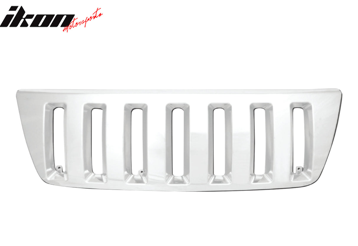 1999-2004 Jeep Grand Cherokee Vertical Chrome Front Upper Grille ABS