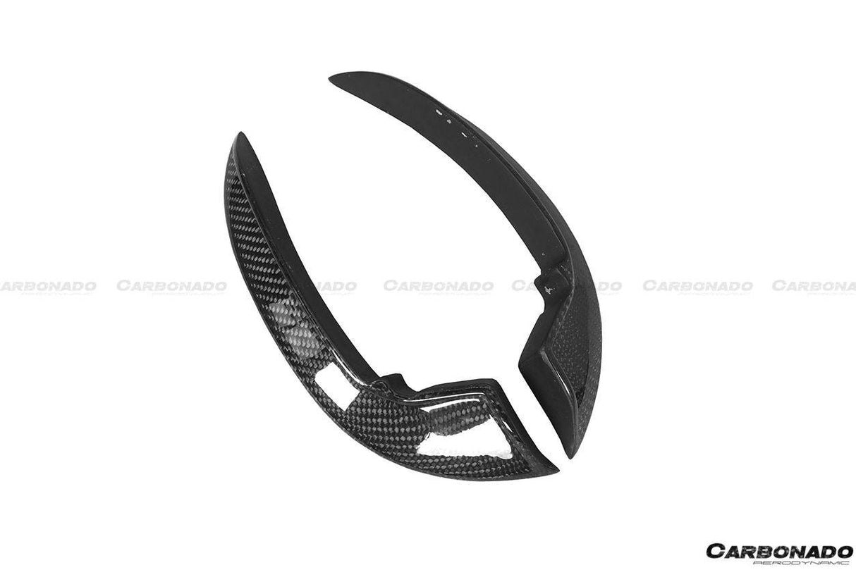 2017-2020 Audi RS3 8V.2 Sedan and Sportback BKSS Style Carbon Fiber Front Canards