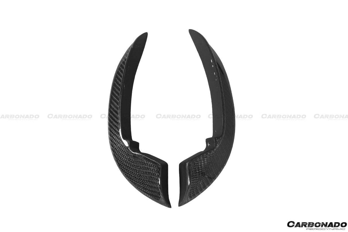 2017-2020 Audi RS3 8V.2 Sedan and Sportback BKSS Style Carbon Fiber Front Canards