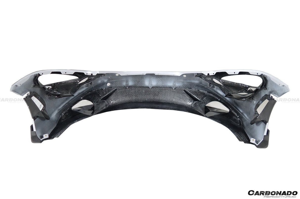 2017-2022 McLaren 720S 765LT-Style Dry Part Carbon Fiber Front Bumper