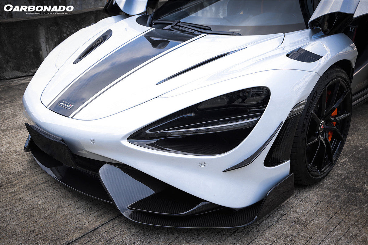 2017-2022 McLaren 720S 765LT-Style Dry Part Carbon Fiber Full Body Kit