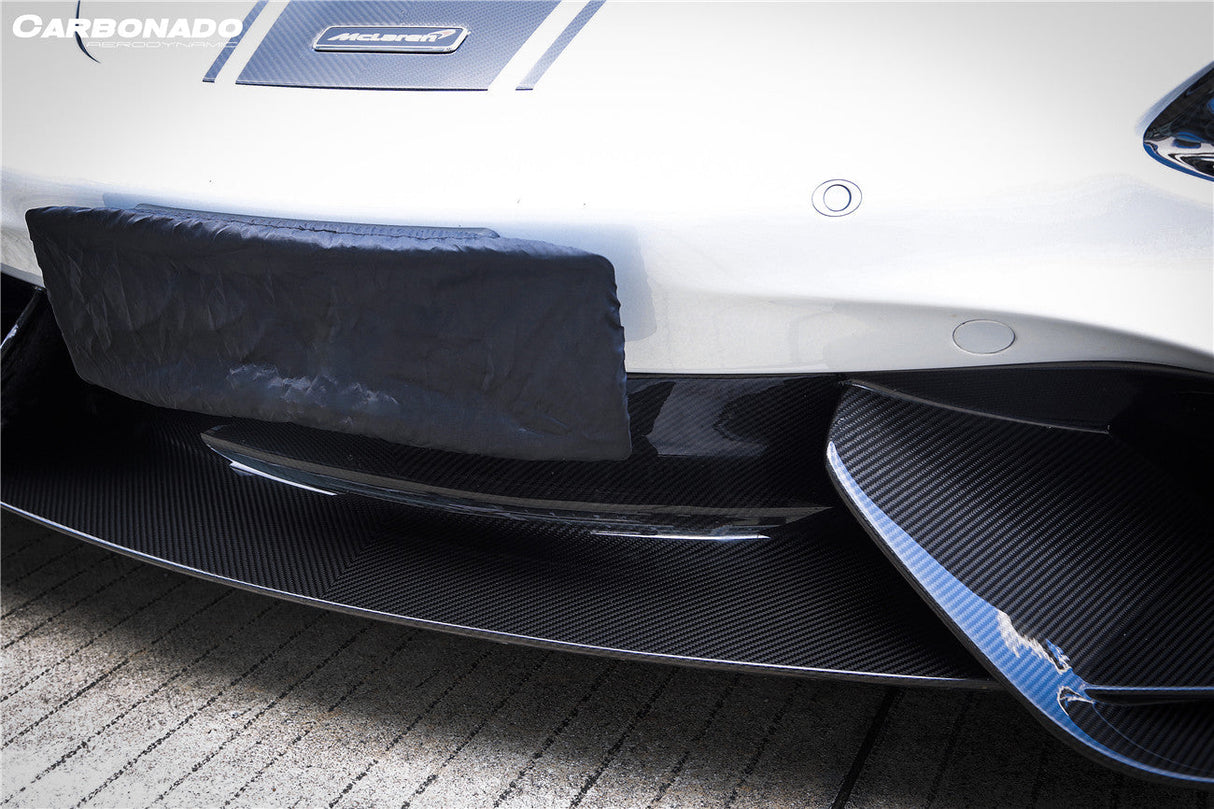 2017-2022 McLaren 720S 765LT-Style Dry Part Carbon Fiber Front Bumper