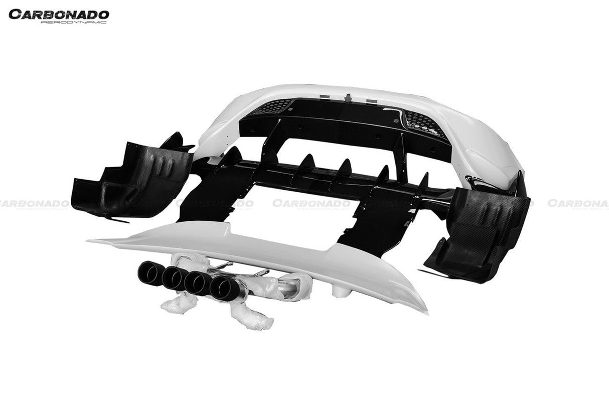 2017-2022 McLaren 720s 765LT-Style Rear Bumper and Wing