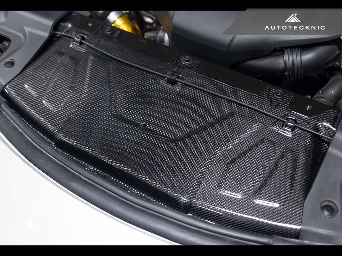 AutoTecknic Dry Carbon Fiber Cooling Shroud - Toyota A90 Supra