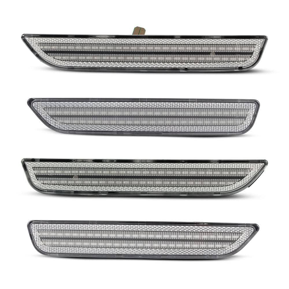 2010-2014 Ford Mustang Clear LED Side Markers (SET)