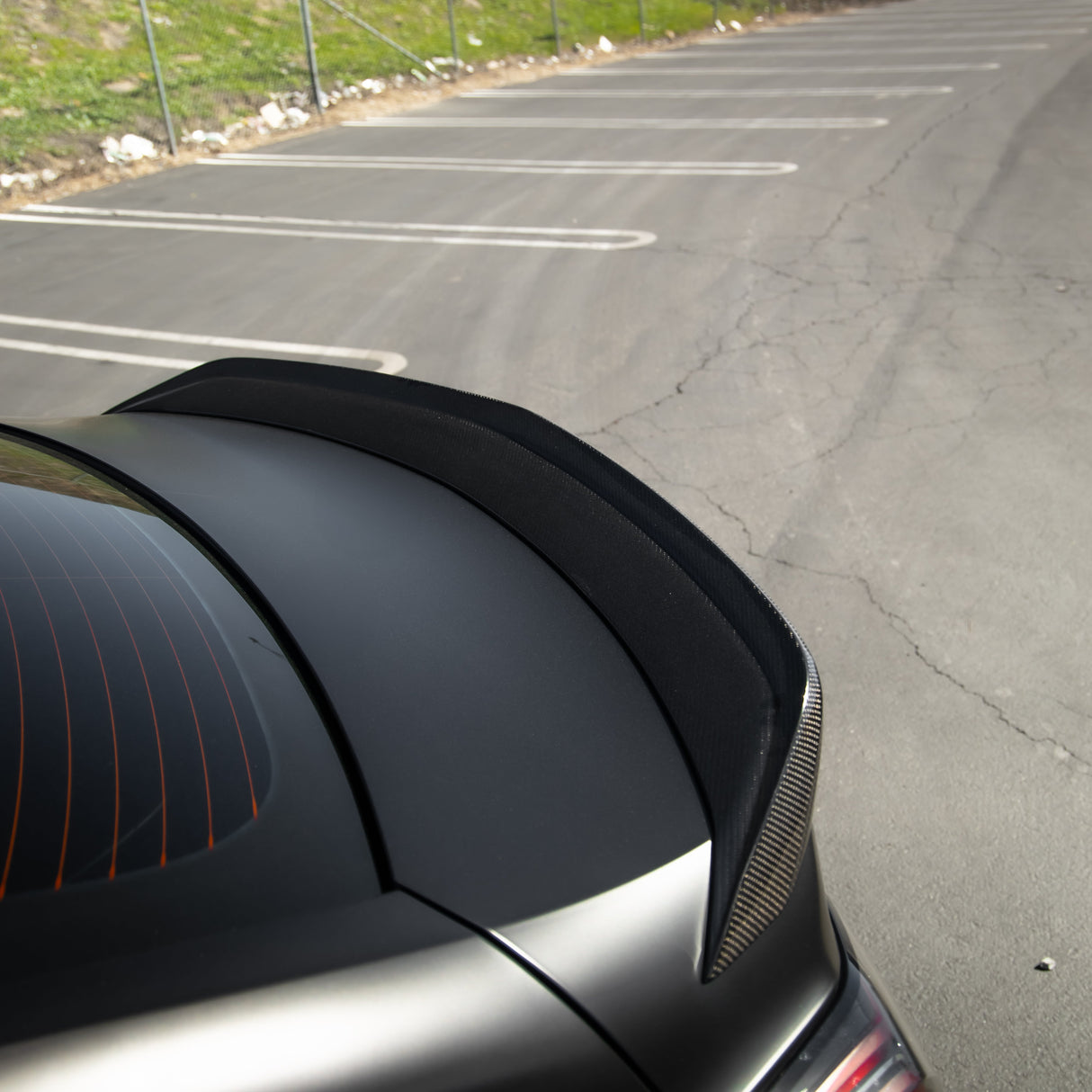 2022-2026 Cadillac CT5-V Blackwing Type-ST Gloss Carbon Fiber Rear Spoiler