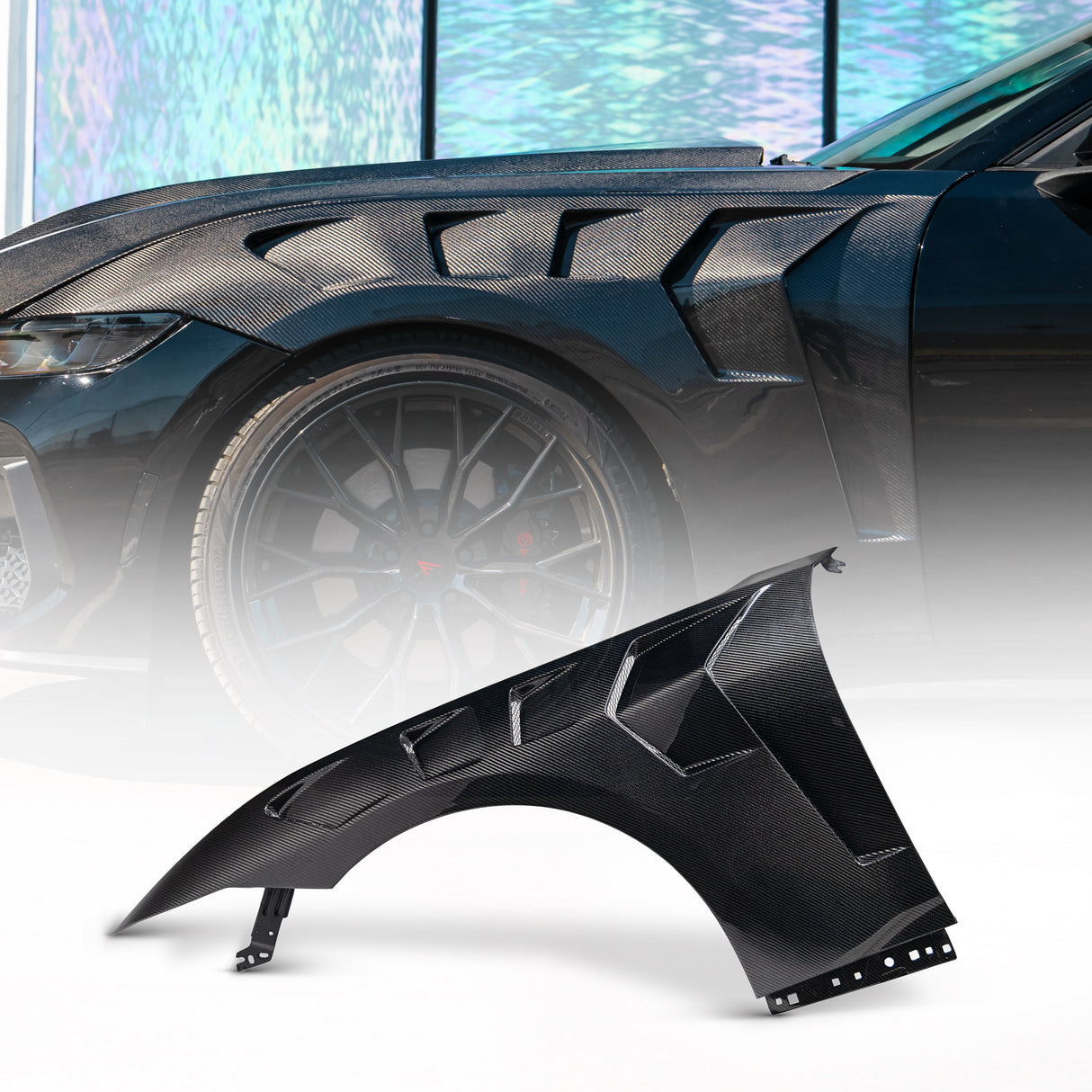 2024-2025 Mustang S650 Type-LM Gloss Carbon Fiber Fenders