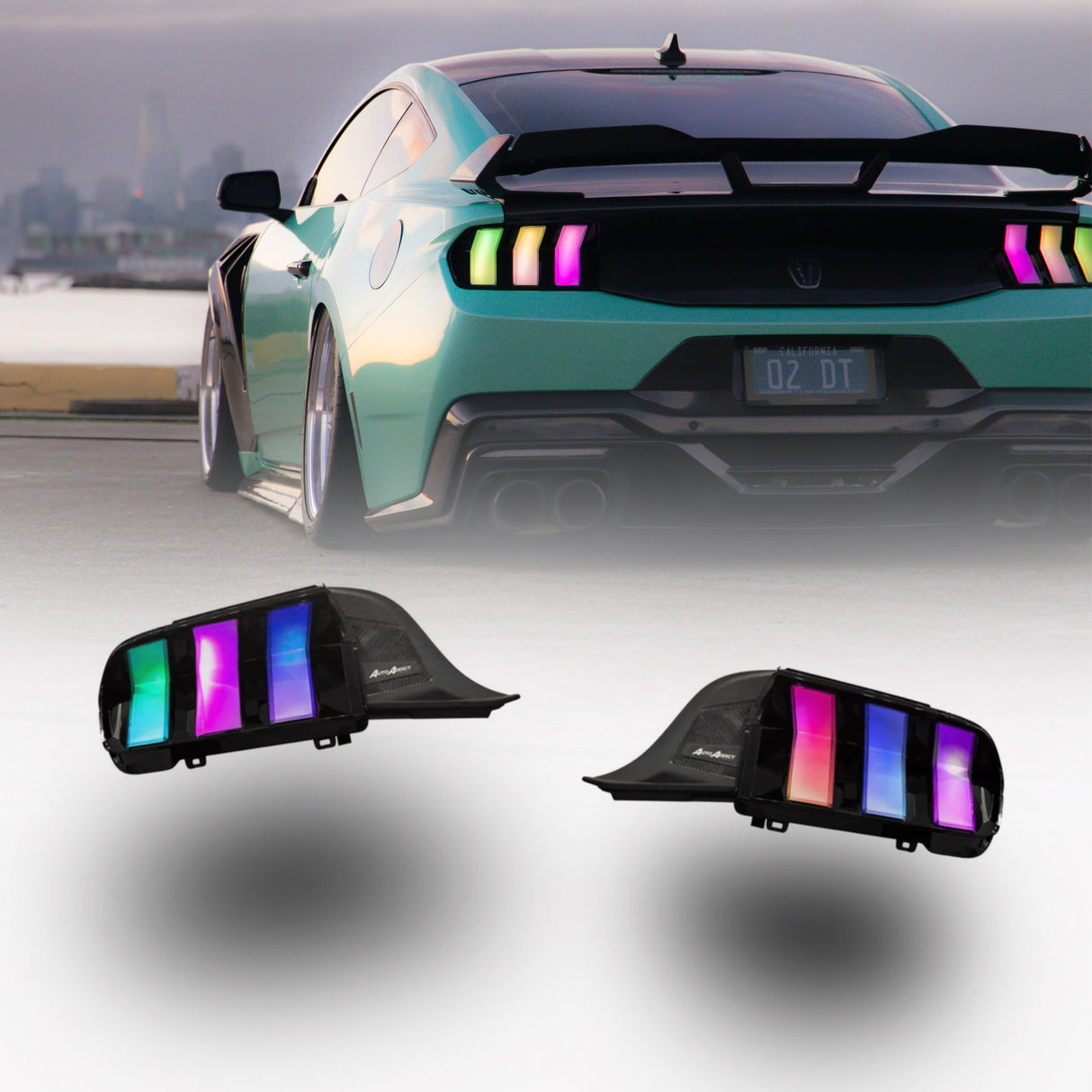 2024-2026 Mustang S650 Euro Style RGB Taillights