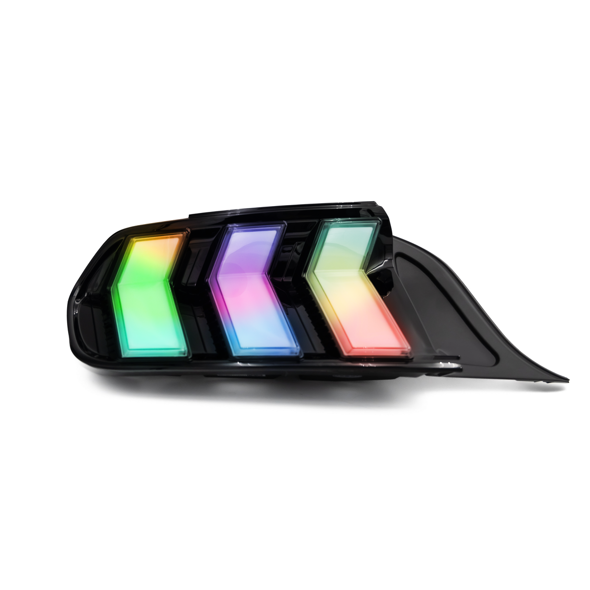 2015-2023 Mustang S550 Euro Taillights S650 Style RGB (Clear/Smoked)