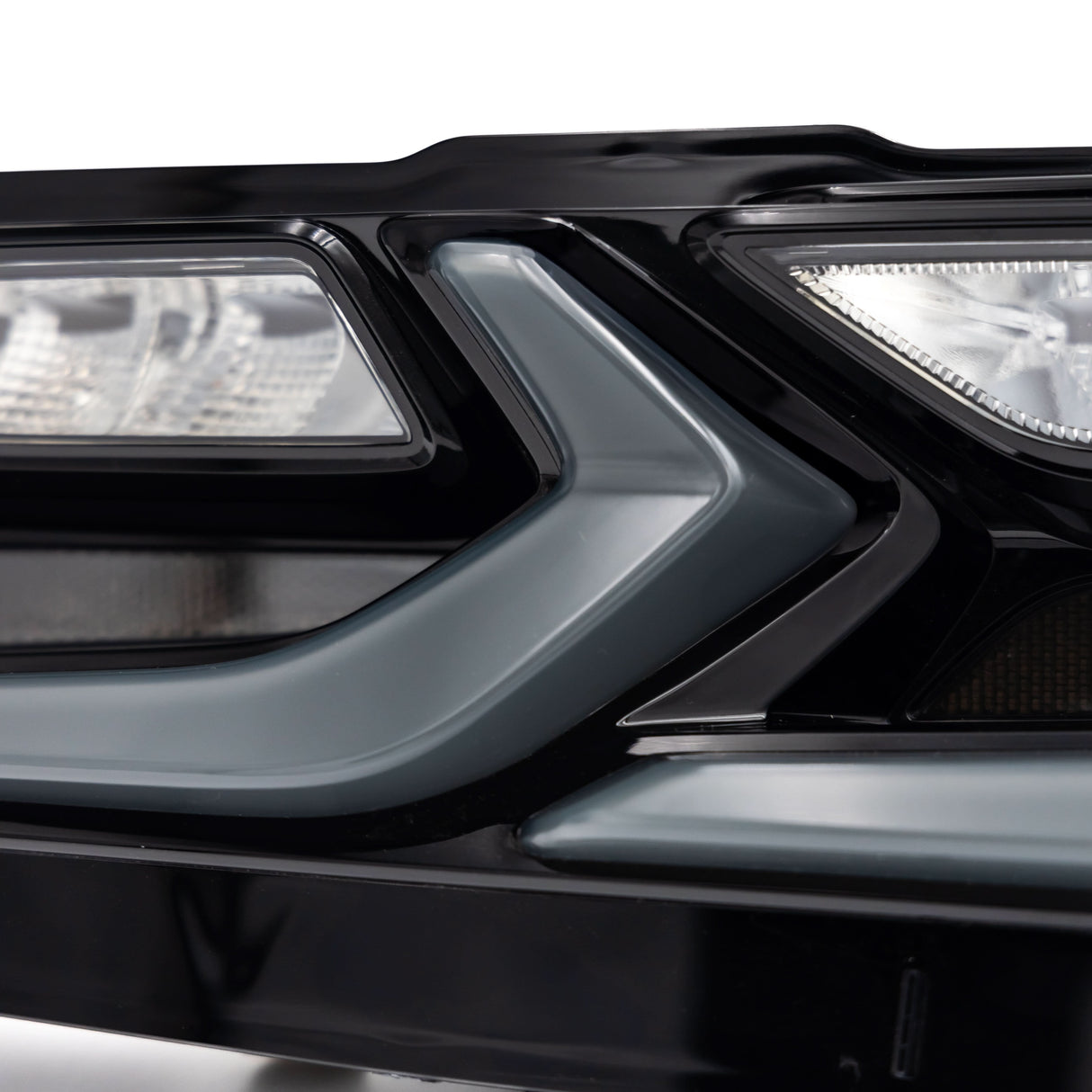 2020-2026 Corvette C8 Euro Smoke Style LED Taillights Amber Sequential Pair