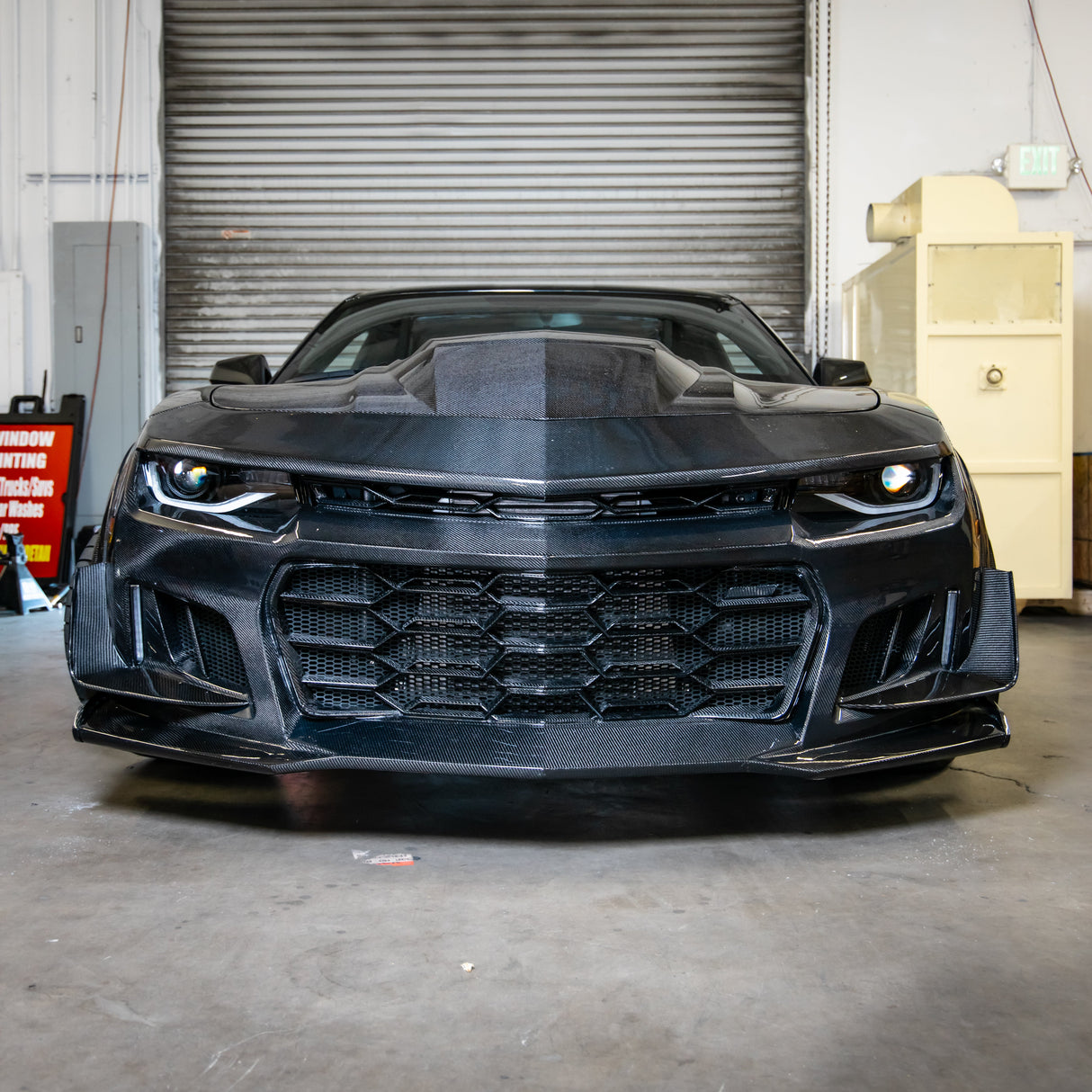 2010-2025 Chevy Camaro 1LE Canards Track Package Double Sided Gloss Carbon Fiber