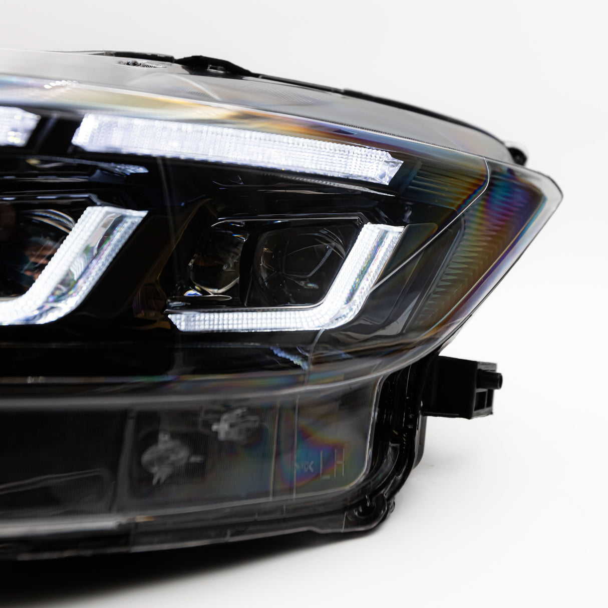 2015-2017 Ford Mustang Projector Headlights S650 Style LED Amber Sequential Turn Signals
