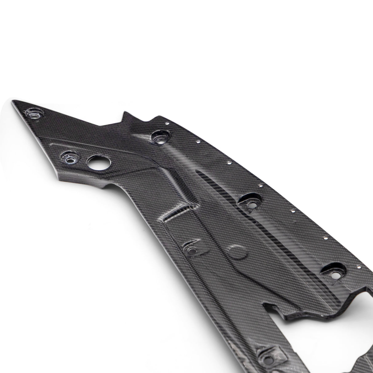 2025-2026 Cadillac CT5-V Blackwing Engine Panel Trim Radiator Cover Gloss Carbon Fiber 3pc Kit