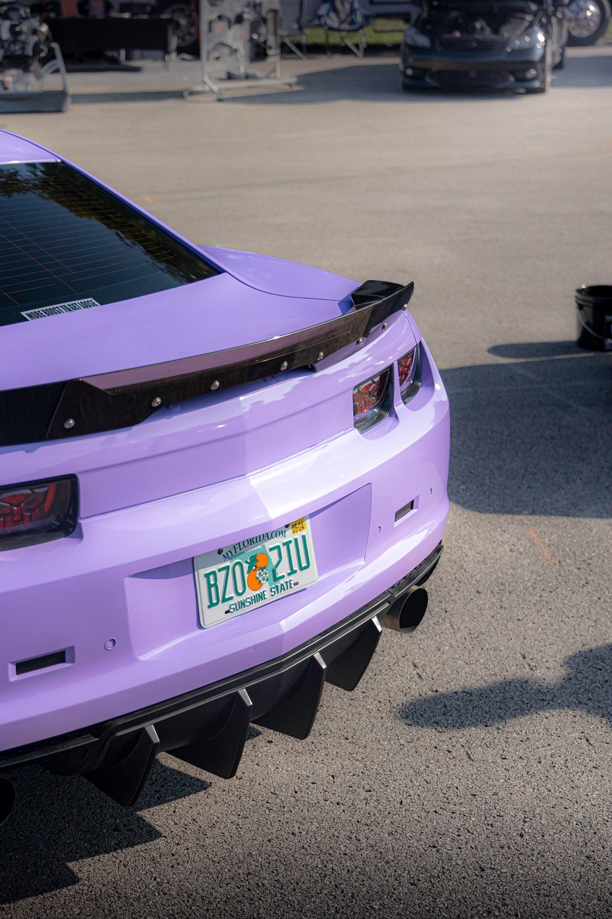 2010-2013 Chevy Camaro Evo Style Shark Fins Rear Diffuser Quad/Single Tips