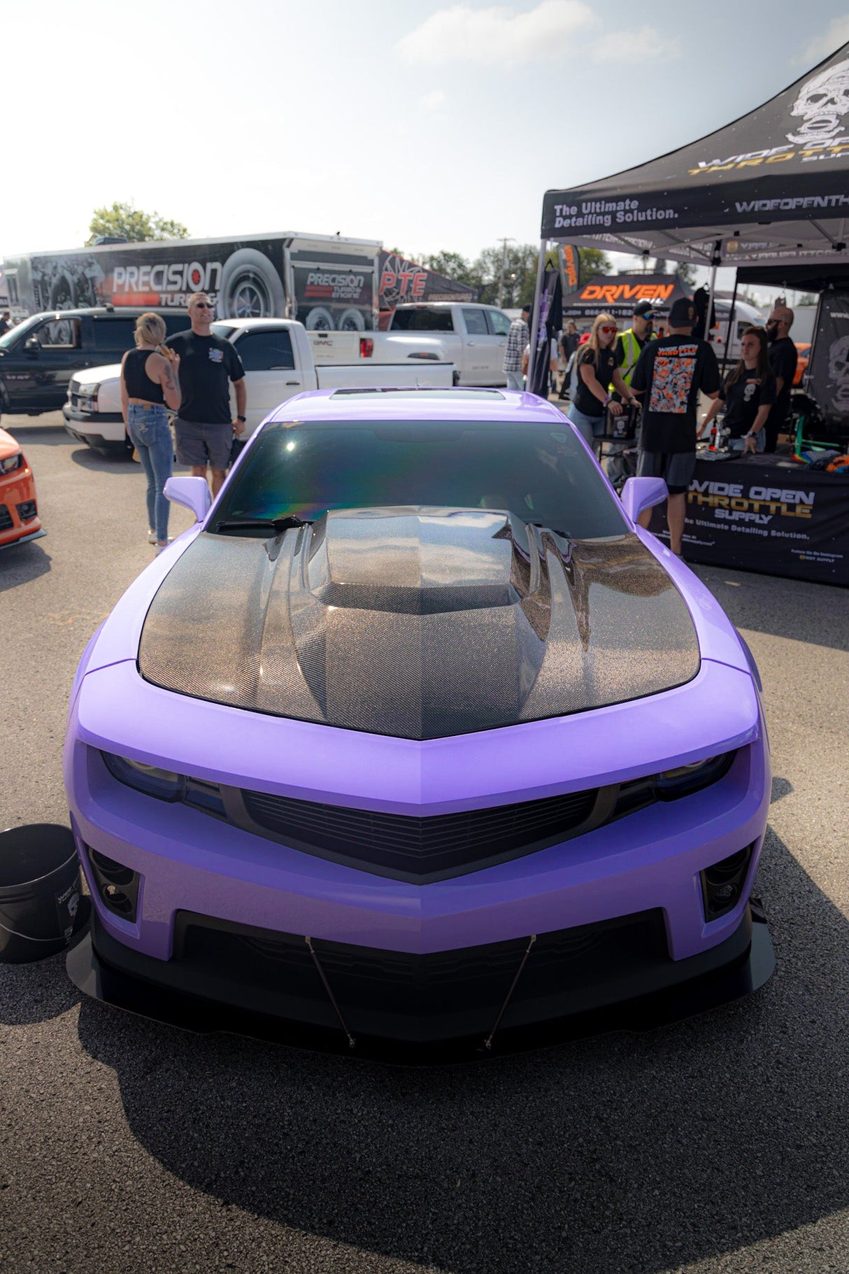 2010-2015 Chevy Camaro Type-ZR Carbon Fiber Double Sided Hood