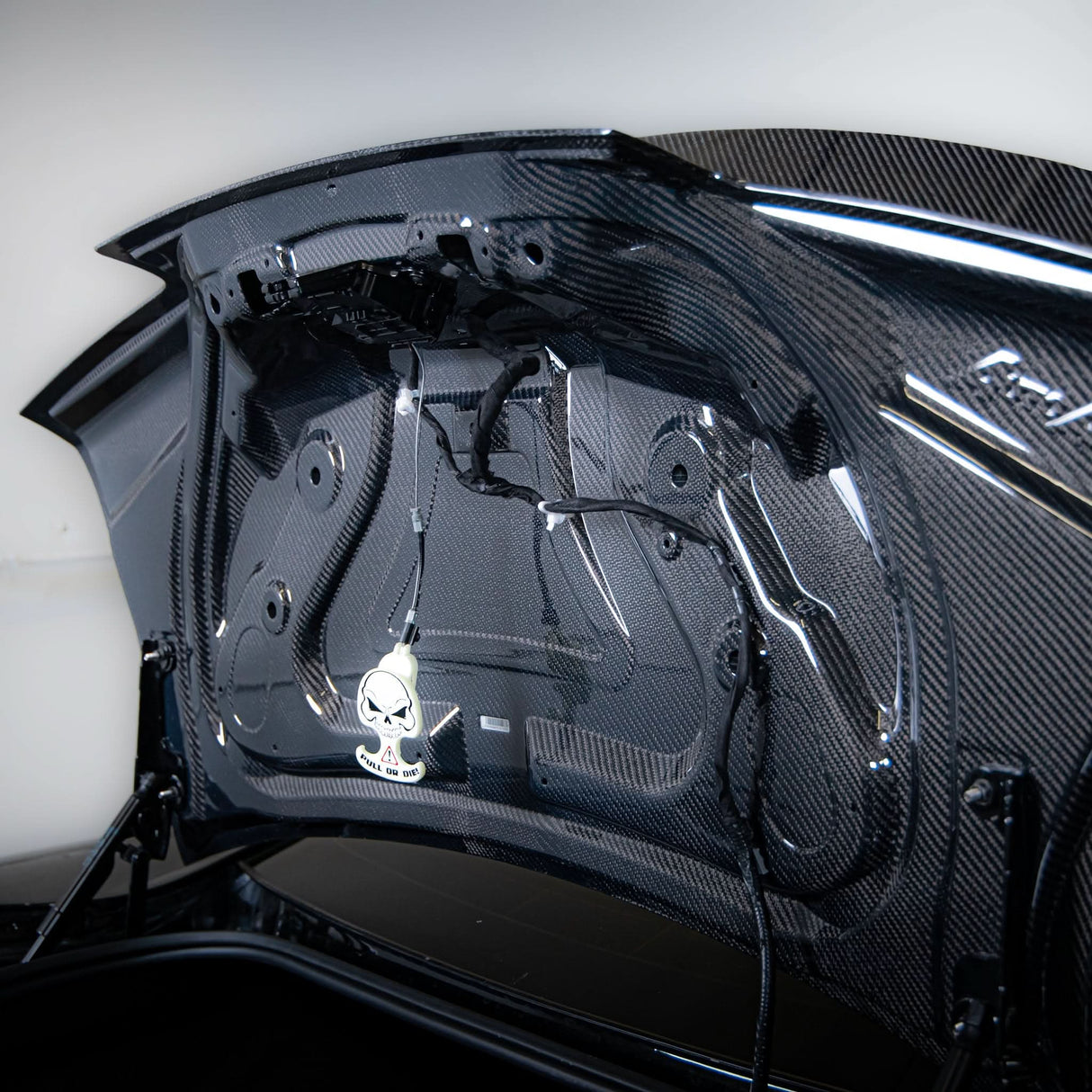 2014-2015 Camaro Type-X Double Sided Gloss Carbon Fiber Trunk W/ Integrated Spoiler