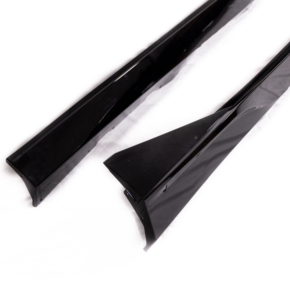 2010-2015 Chevy Camaro Evo Style Gloss Black Side Skirt Rockers